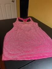 NWT Skims Womens Glitter Swim Metallic Dress Magenta SW-DRS-0111 Size 3X W12