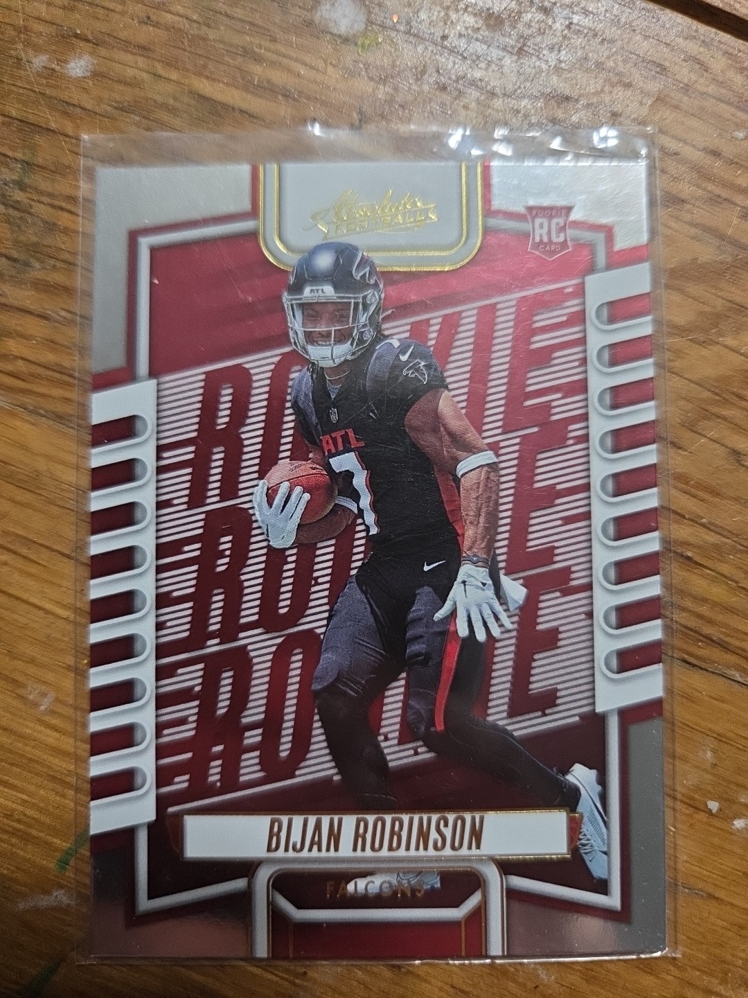 2023 Panini Absolute Bijan Robinson Yellow Parallel RC #106