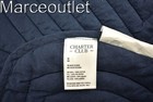 Charter Club Bailey Scallop Cotton FULL / QUEEN Quilt & Shams Set Navy Blue — photo 5
