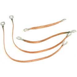 1969 Camaro; Ground Strap Set; 3 Piece Set