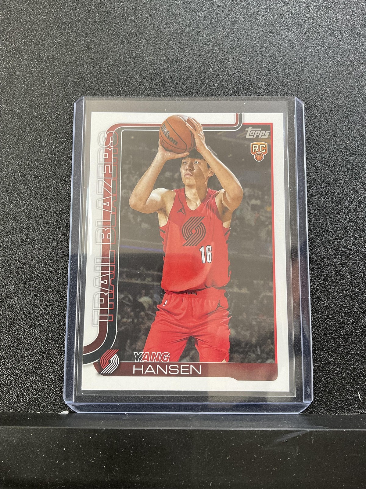 2025-26 Topps Yang Hansen #216 Rookie Portland Trail Blazers