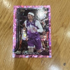 Topps 2025-26 Jordan Clarkson Utah Jazz Pink Diamante Parallel #132 NBA