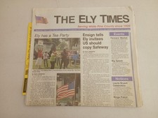 The Ely Times September 2 2009 White Pine NV Newspaper Nevada