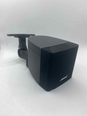 Bose Single Cube Satellite Speaker Black Acoustimass Lifestyle With Mount Braket