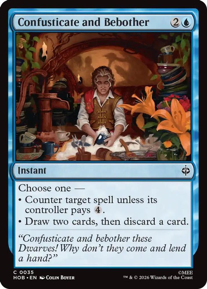 Confusticate and Bebother 35 The Hobbit Near Mint