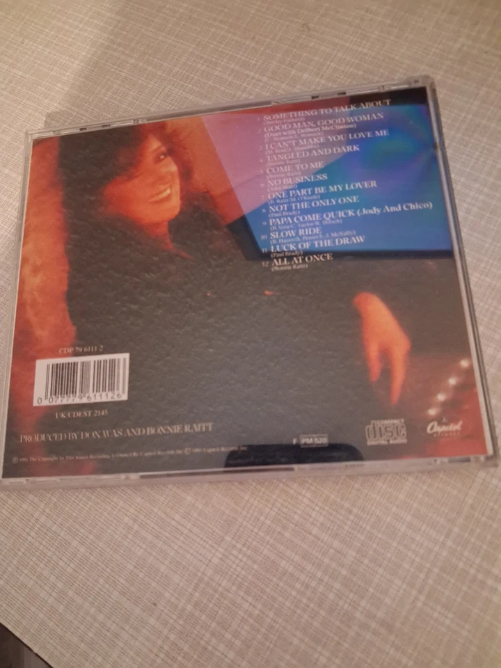 BONNIE RAITT - LUCK OF THE DRAW (1991, 12 Tracks) - Bild 2 von 2