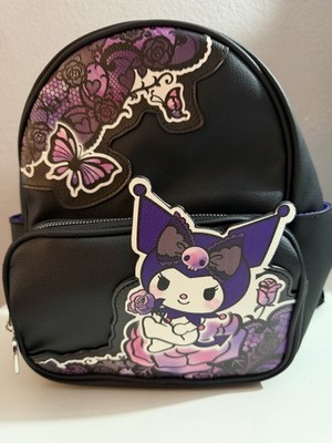 Hello Kitty Kuromi Mini PU Backpack Purse Kawaii Shoulder Bag