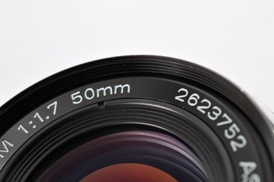 PENTAX ME 標準レンズ(smc PENTAX-M 1.7 50mm)付 Pentax 50mm f/1.7 SMC-M