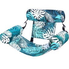 Swimming Pool Foldable Inflatable Seat Water Floating Bed Chair Beach Home Use