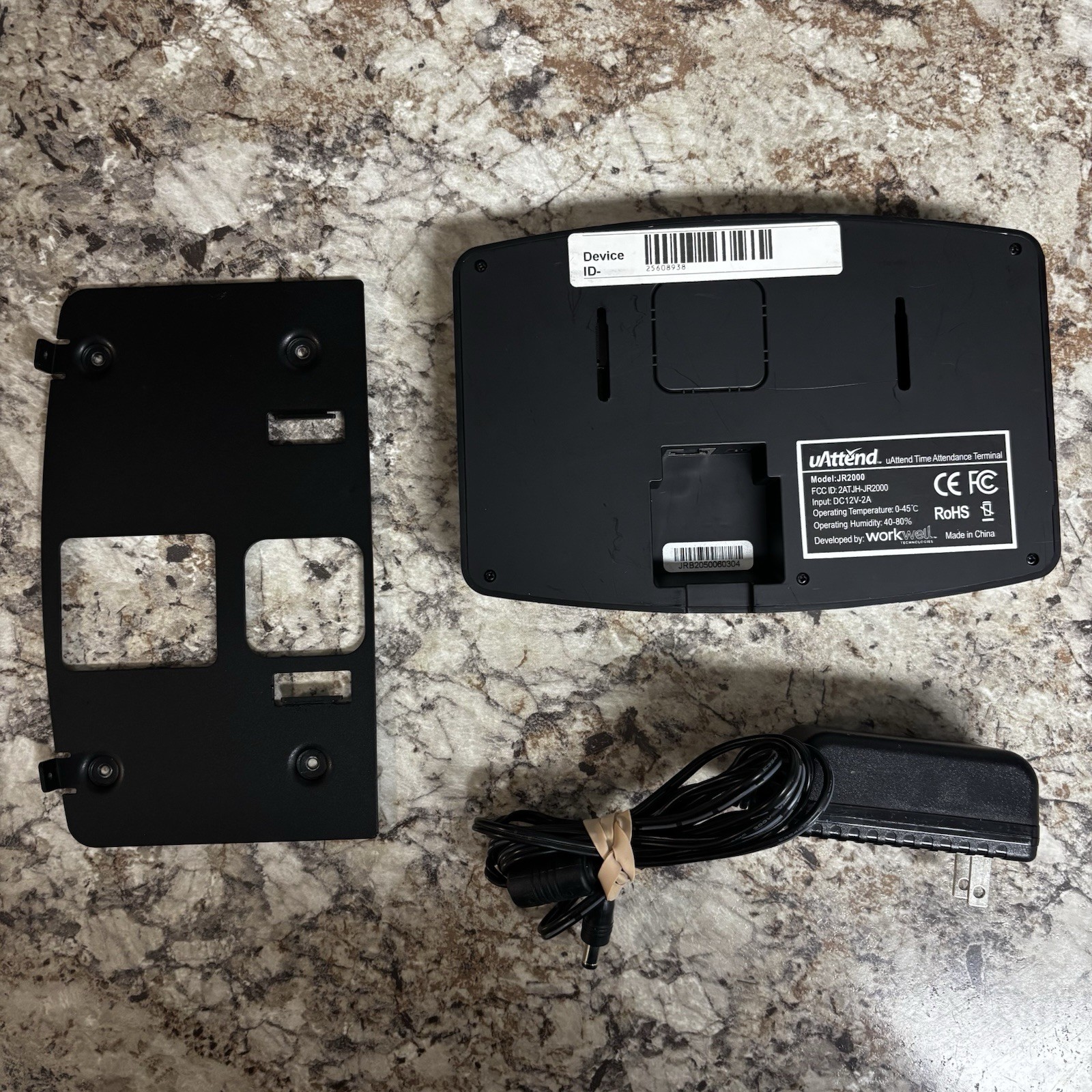 uAttend JR2000 Timeclock Cloud Connected Biometric Fingerprint