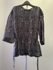 IRO Abstract Print Blouse Silk Black And Whit...