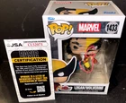 Hugh Jackman Wolverine Logan X-Men Autographed Signed Funko Pop Protector JSA 2