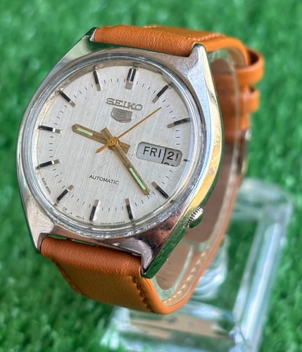 Original Seiko 5 Automatic || White Dial || Men's Vintage Watch ||