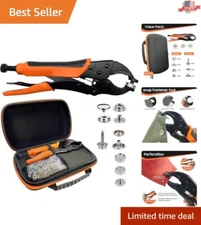 All-in-One Snap Fastener Tool Kit for Easy & Efficient Installations – 40 Snaps