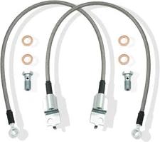Extended Front Stainless Brake Lines For 1990-1995 Jeep Wrangler YJ 26 in" Lift
