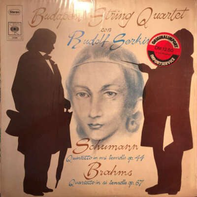 Schumann*, Brahms* - Budapest String Quartet LP RE cat Vinyl Scha