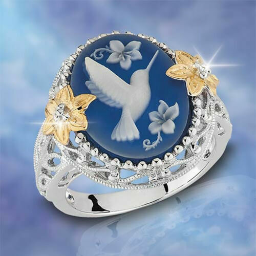 ANILLO DE PLATA CON UNA PALOMA PARA ANIVERSARIO,BODA,COMPROMISO,O USO DIARIO - Imagen 1 de 3