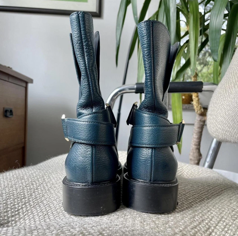 Botas de moto Balenciaga de cuero Foto 4 de 4