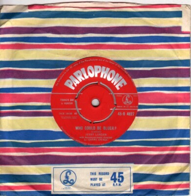 Jerry Lordan - Who Could Be Bluer? (7'', Single)