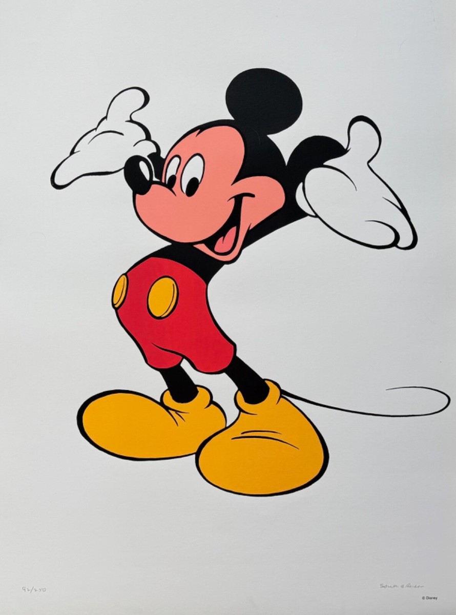 DISNEY MICKEY MOUSE PRESENTS Limited Edition Serigraph Animation