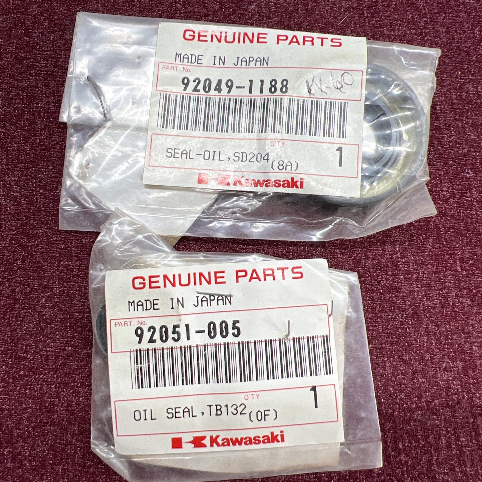 Retén Eje De Cambio Kawasaki Vulcan 750 92051-005 Original - Foto 12