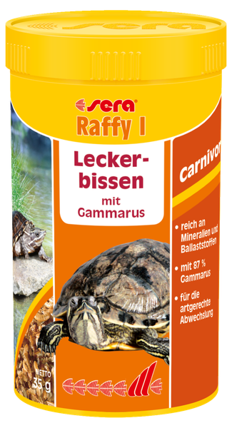 Sera Raffy I - Leckerbissen Mit Gammarus - Carnivor 250Ml Reptil - Mhd 11/22-image