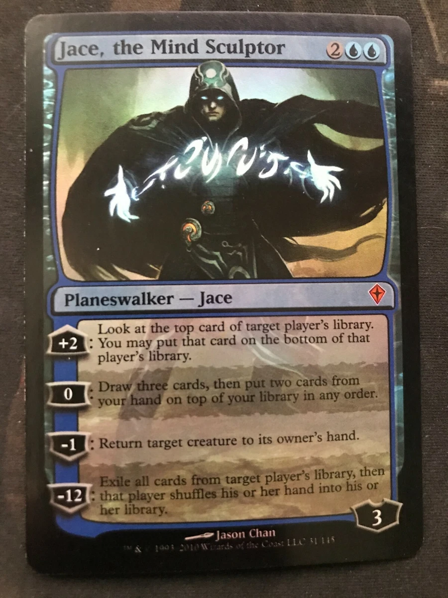 Jace, the Mind Sculptor *** - FOIL Worldwake - EX-NM - MtG Magic