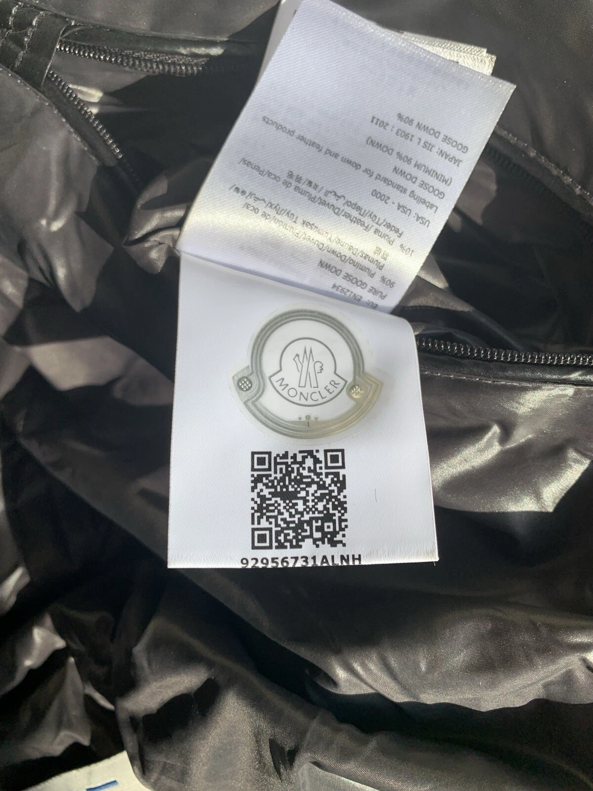 Moncler MAYA GIUBBOTTO piumino d'oca puro piumino giubbino imbottito con cappuccio rimovibile taglia 4 LG