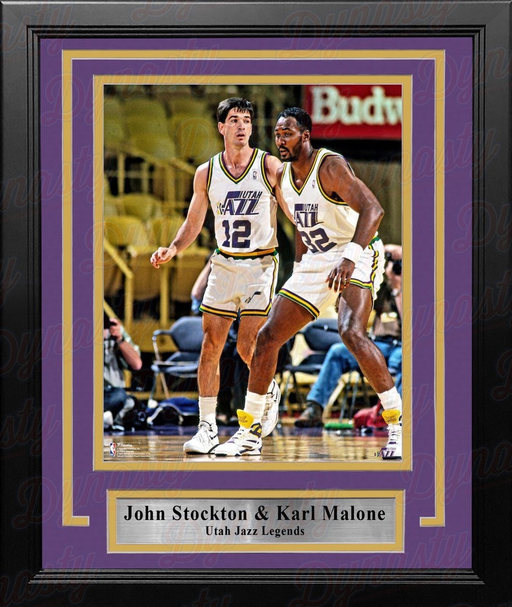 John Stockton & Karl Malone Utah Jazz 8