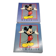Vintage Disney Mickey Mouse Memories Photo Album Pictures Scrap Book Rare VTG