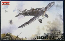 Roden Models 1/72 JUNKERS D.I German WWI Ground Attack Aircraft