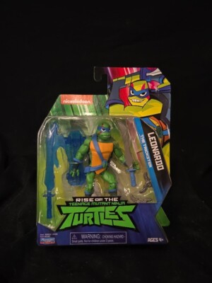 Rise Of The Teenage Mutant Ninja Turtles TMNT BACKFLIP NINJA ATTACK LEONARDO NEW