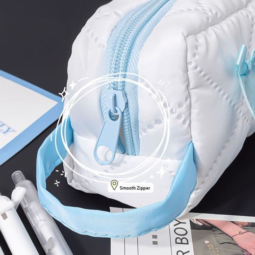 Large Capacity Stationery Bag Portable Pencil Case Pen Bag Back To School - Picture 8 of 8