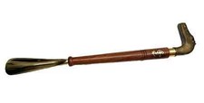 Shoe Horn Handmade Wooden Vintage With  Solid Brass Zebra Designer Handle Style