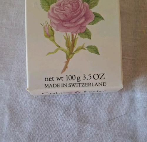 Crabtree & Evelyn acqua di rose con crema fredda 3,5 oz sapone da bar nuovo con scatola - Foto 3 di 5
