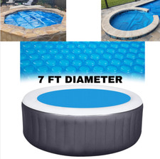 84" Round Hot Tub Pool Spa Thermal Blanket Round Bubble Cover Insulation 16-Mil