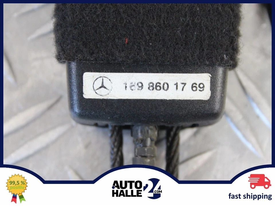 108811 Front Left Seat Belt Buckle 1698601769 Mercedes-Benz B 200 Autotronic 245 - Image 4 of 4