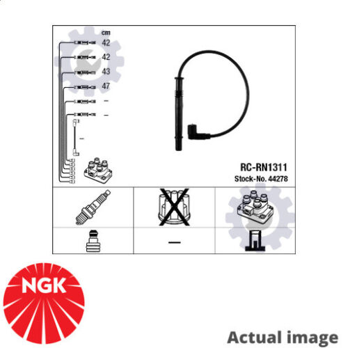 AFM IGNITION CABLE KIT SET FOR NISSAN RENAULT DACIA KUBISTAR BOX X76 D4F 712 NGK - Afbeelding 1 van 4