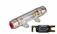 IMC Audio 0/2/4 Gauge Gold 250 Amp ANL Fuse Holder Wire Inline Car Audio