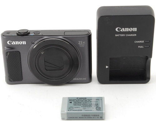 CANON POWERSHOT SX620 HS 20.2MP 25x Digital Camera Black, Case, SD - Refurbished EUR 319,87 - ES