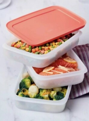 NEW - TUPPERWARE Freezer Mates Plus Stackables Set