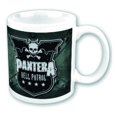 Pantera Tasse ''Hell Patrol'' weiß - NEU