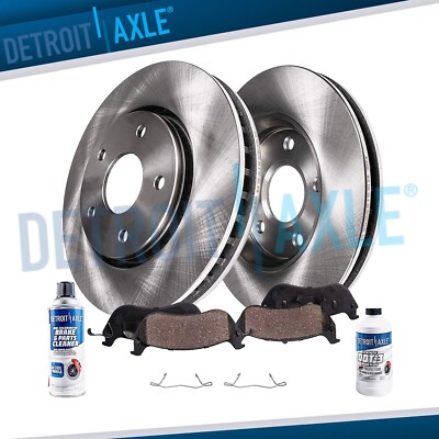 11.34 inch Front Brake Rotors Ceramic Pads for 1998 Audi A4 A6 Quattro VW Passat