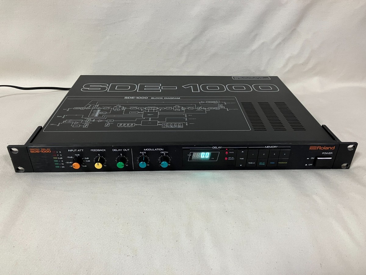 Roland SDE-1000 Digital Delay Rack Effect Processor Japan
