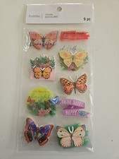 Recollections BUTTERFLY THEMED Scrapbooking Stickers