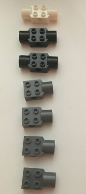 LEGO 48169 48172 Technic Brick Modified 2x2 Lot 7 Parts Pieces Mixed Colors