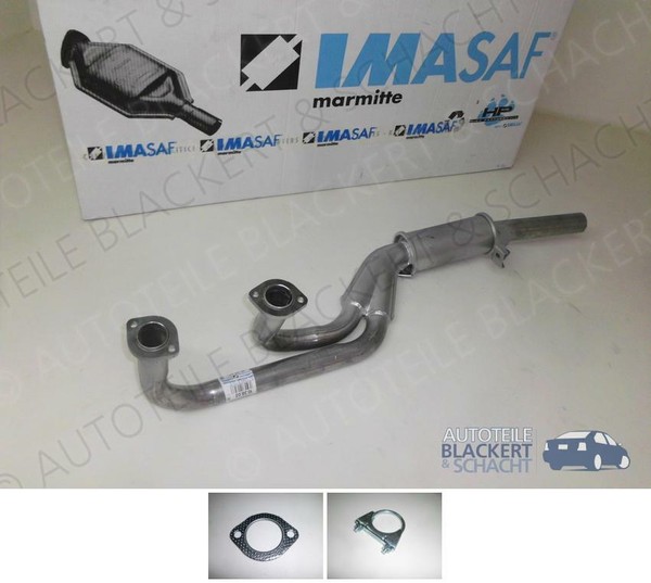 Imasaf Auspuff VorschalldäMpfer + ZubehöR für Alfa GTV + Alfetta GT 1.8 + 2.0-image