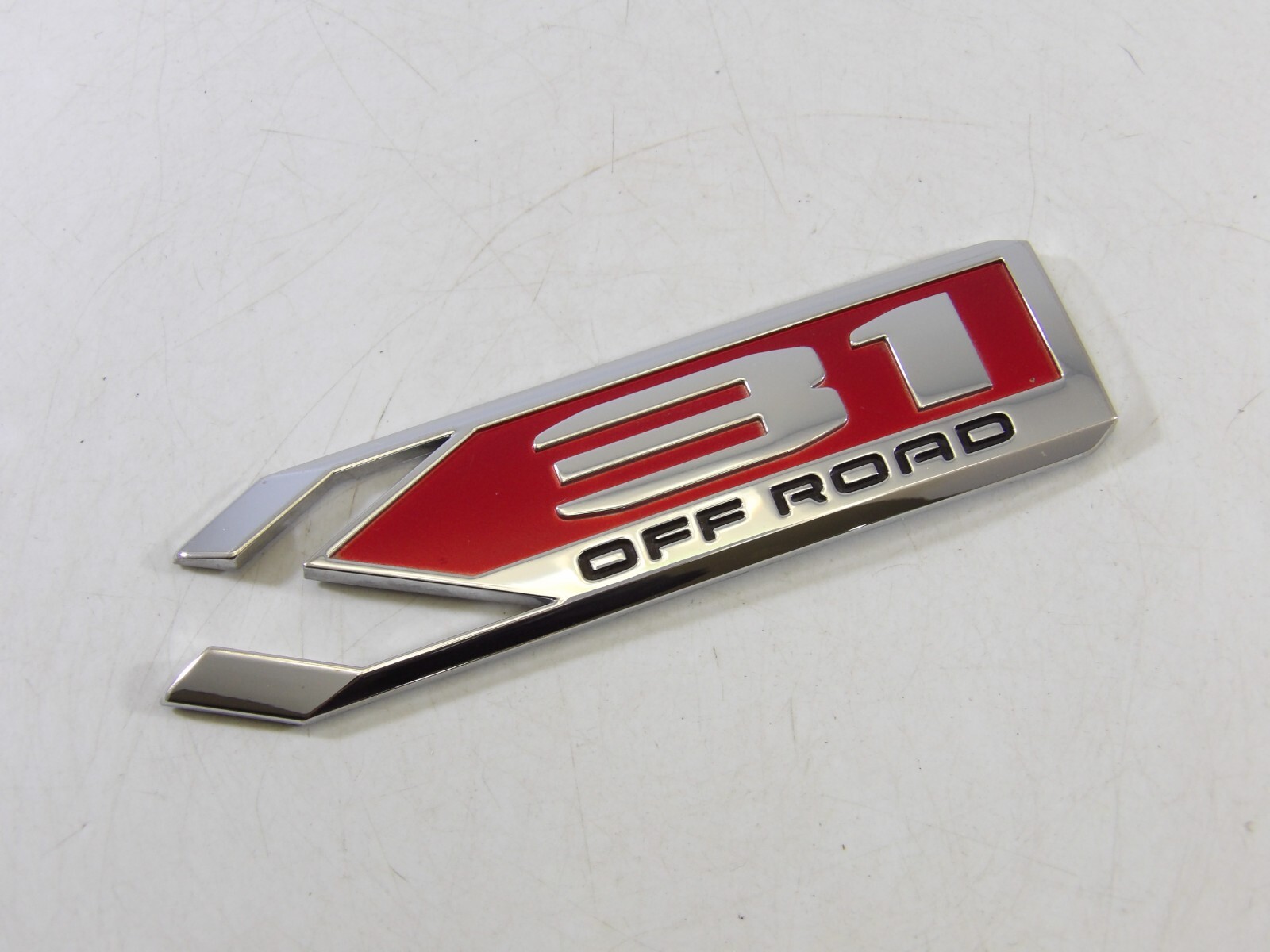 2019 2020 2021-2023 GMC Sierra 1500 X31 Off Road Rear Bodyside Bed Emblem Chrome