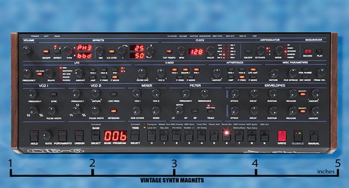 OBERHEIM Matrix 12 6 Xpander MC-3000 OB x 6 8 12 DX DMX DSX SYNTH fridge magnet - Picture 39 of 39