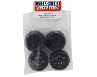 ARRMA ARA550112 dBoots Fortress MT Tire Set 12mm Hex 1/18 GRANITE GROM HH